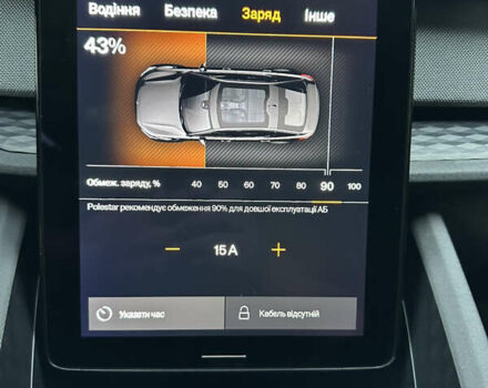 Чорний Polestar 2, об'ємом двигуна 0 л та пробігом 75 тис. км за 22300 $, фото 47 на Automoto.ua