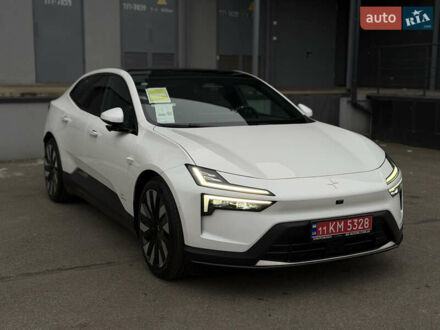 Белый Polestar 4, объемом двигателя 0 л и пробегом 2 тыс. км за 32900 $, фото 1 на Automoto.ua