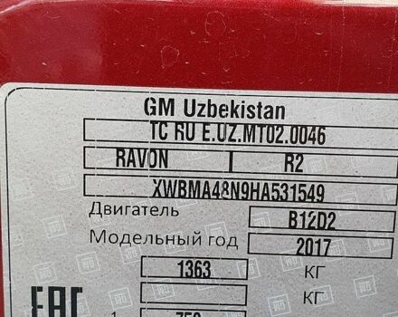 Красный Равон Р2, объемом двигателя 1.25 л и пробегом 50 тыс. км за 6900 $, фото 9 на Automoto.ua