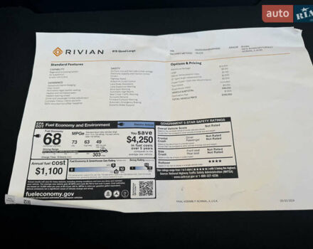 Белый Rivian R1S, объемом двигателя 0 л и пробегом 3 тыс. км за 75000 $, фото 12 на Automoto.ua