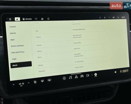 Rivian R1S 2022 в Киеве на Automoto.ua Белый Rivian R1S, объемом двигателя 0 л и пробегом 23 тыс. км за 48500 $, фото 38 на Automoto.ua