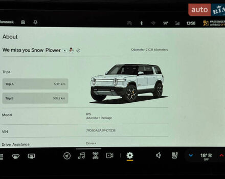 Белый Rivian R1S, объемом двигателя 0 л и пробегом 21 тыс. км за 55000 $, фото 17 на Automoto.ua