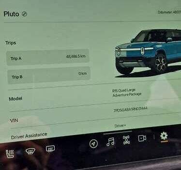 Синий Rivian R1S, объемом двигателя 0 л и пробегом 47 тыс. км за 55300 $, фото 13 на Automoto.ua