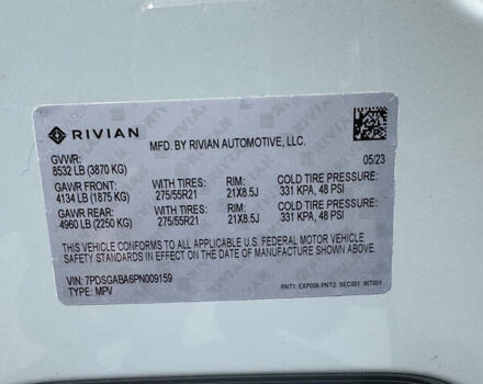 Синий Rivian R1S, объемом двигателя 0 л и пробегом 22 тыс. км за 51500 $, фото 28 на Automoto.ua