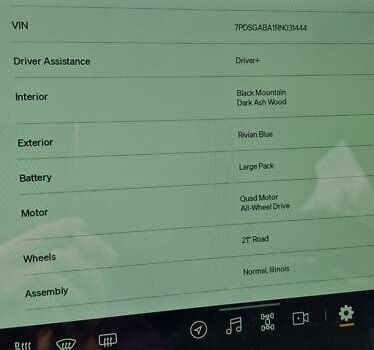 Синий Rivian R1S, объемом двигателя 0 л и пробегом 47 тыс. км за 55300 $, фото 14 на Automoto.ua
