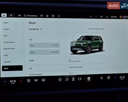 Зеленый Rivian R1S, объемом двигателя 0 л и пробегом 34 тыс. км за 79990 $, фото 82 на Automoto.ua
