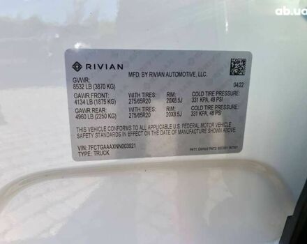Rivian R1T, объемом двигателя 0 л и пробегом 40 тыс. км за 43900 $, фото 27 на Automoto.ua