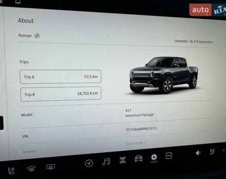 Rivian R1T 2023 у Ужгороді на Automoto.ua Сірий Rivian R1T, об'ємом двигуна 0 л та пробігом 34 тис. км за 46900 $, фото 40 на Automoto.ua
