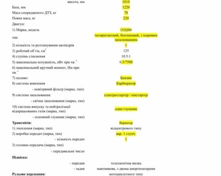 Sparta Інша, об'ємом двигуна 0.13 л та пробігом 0 тис. км за 884 $, фото 7 на Automoto.ua