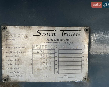 Серый System Trailers TKS 24, объемом двигателя 0 л и пробегом 1 тыс. км за 10270 $, фото 36 на Automoto.ua