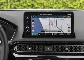 Экран системы мультимедиа обновленной Honda Civic 2022