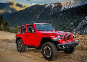Jeep Wrangler 2020 года кузов красного цвета