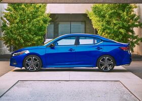Nissan Sentra 2020 в профиль Как выглядит кузов Nissan Sentra в профиль