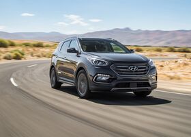 Hyundai Santa FE 2018 на тест-драйве, фото 7