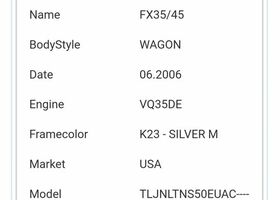 Інфініті ФХ, об'ємом двигуна 3.5 л та пробігом 249 тис. км за 6911 $, фото 14 на Automoto.ua