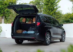 Chrysler Pacifica 2021 багажник Объем багажника автомобиля Chrysler Pacifica 2021 года