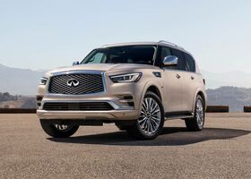 Infiniti QX80 2020 на тест-драйве, фото 6