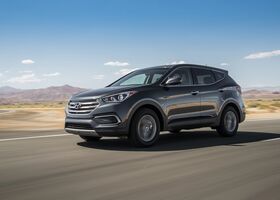 Hyundai Santa FE 2018 на тест-драйве, фото 8