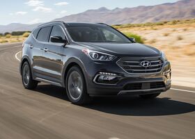 Hyundai Santa FE 2018 на тест-драйве, фото 2