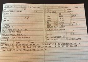 Рено Гранд Еспейс 2013 у Європі на Automoto.ua Сірий Рено Гранд Еспейс, об'ємом двигуна 2 л та пробігом 248 тис. км за 3216 $, фото 14 на Automoto.ua