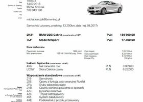 БМВ 2 Серія, об'ємом двигуна 2 л та пробігом 7150 тис. км за 26998 $, фото 14 на Automoto.ua