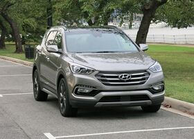 Hyundai Santa FE 2017 на тест-драйве, фото 2