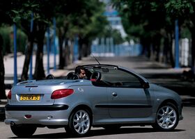 Пежо 206, Кабріолет 2000 - 2008 CC 1.6 MT (109 Hp)