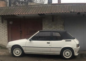 Пежо 205, Кабриолет 1986 - 1994 I Cabrio (741B,20D) 1.4 CJ KAT