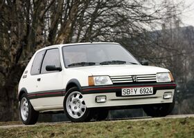 Пежо 205, Хетчбек 1986 - 1998 II (20A/C) 1.6 GTI