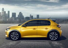 Вигляд хетчбека Peugeot 208 з лівого боку