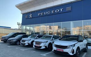 Автосалон Peugeot на Гагаріна Логотип Peugeot на Гагаріна