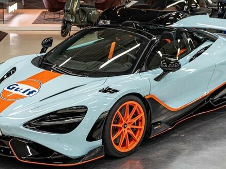 Синий МакЛарен 675LT, объемом двигателя 0 л и пробегом 25 тыс. км за 708315 $, фото 1 на Automoto.ua