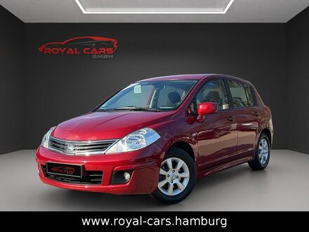 Ниссан Тиида 2010 в Европе на Automoto.ua Красный Ниссан Тиида, объемом двигателя 1.6 л и пробегом 100 тыс. км за 6519 $, фото 1 на Automoto.ua