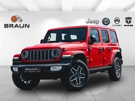 Джип Wrangler 2024 у Європі на Automoto.ua Червоний Джип Wrangler, об'ємом двигуна 2 л та пробігом 5 тис. км за 70530 $, фото 1 на Automoto.ua