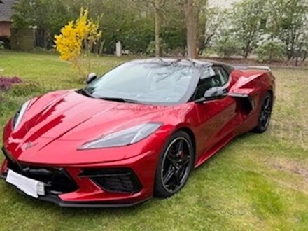 Корвет Stingray 2023 в Европе на Automoto.ua Красный Корвет Stingray, объемом двигателя 6.16 л и пробегом 4 тыс. км за 114596 $, фото 1 на Automoto.ua
