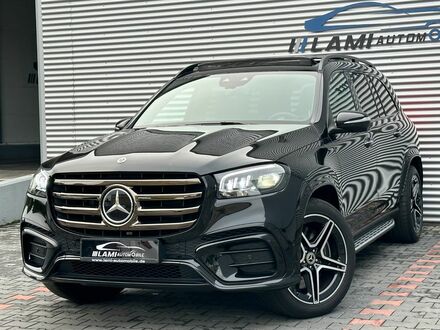 Мерседес GLS 450 2023 в Европе на Automoto.ua Черный Мерседес GLS 450, объемом двигателя 2.99 л и пробегом 9 тыс. км за 127275 $, фото 1 на Automoto.ua