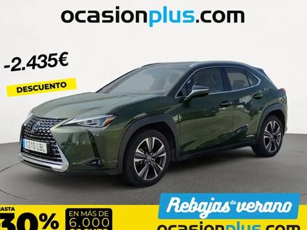 Лексус UX 250h 2019 в Европе на Automoto.ua Зеленый Лексус UX 250h, объемом двигателя 1.99 л и пробегом 32 тыс. км за 28419 $, фото 1 на Automoto.ua
