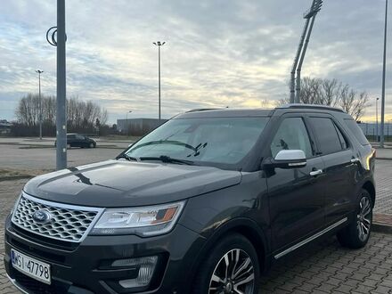 Форд Эксплорер 2016 в Европе на Automoto.ua Серый Форд Эксплорер, объемом двигателя 3 л и пробегом 131 тыс. км за 95500 $, фото 1 на Automoto.ua