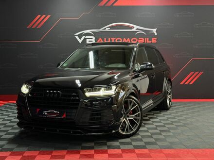 Ауді SQ7 2017 у Європі на Automoto.ua Чорний Ауді SQ7, об'ємом двигуна 3.96 л та пробігом 165 тис. км за 51557 $, фото 1 на Automoto.ua