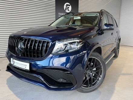 Мерседес GLS 450 2019 в Европе на Automoto.ua Синий Мерседес GLS 450, объемом двигателя 3 л и пробегом 58 тыс. км за 46842 $, фото 1 на Automoto.ua