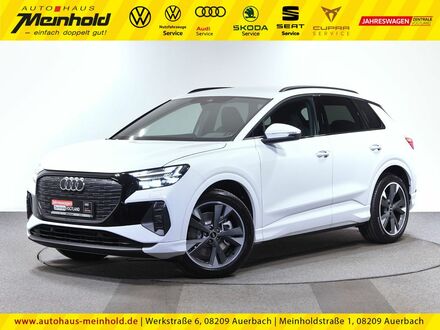 Ауді Q4 e-tron 2023 у Європі на Automoto.ua Білий Ауді Q4 e-tron, об'ємом двигуна 0 л та пробігом 23 тис. км за 49762 $, фото 1 на Automoto.ua