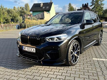 БМВ X3 M 2020 в Европе на Automoto.ua Черный БМВ X3 M, объемом двигателя 2.99 л и пробегом 47 тыс. км за 71754 $, фото 1 на Automoto.ua