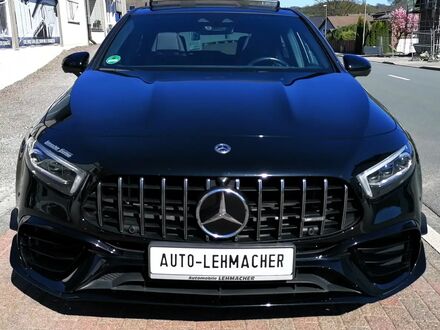 Мерседес A 45 AMГ 2022 в Европе на Automoto.ua Черный Мерседес A 45 AMГ, объемом двигателя 1.99 л и пробегом 35 тыс. км за 56597 $, фото 1 на Automoto.ua