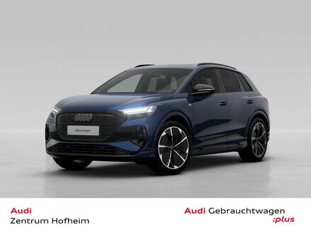 Ауді Q4 e-tron 2025 у Європі на Automoto.ua Синій Ауді Q4 e-tron, об'ємом двигуна 0 л та пробігом 9 тис. км за 66701 $, фото 1 на Automoto.ua