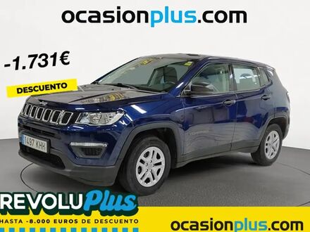 Джип Компас 2018 в Европе на Automoto.ua Синий Джип Компас, объемом двигателя 1.37 л и пробегом 135 тыс. км за 14747 $, фото 1 на Automoto.ua