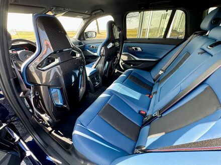 БМВ М3 2024 в Европе на Automoto.ua Синий БМВ М3, объемом двигателя 2.99 л и пробегом 13 тыс. км за 97387 $, фото 1 на Automoto.ua