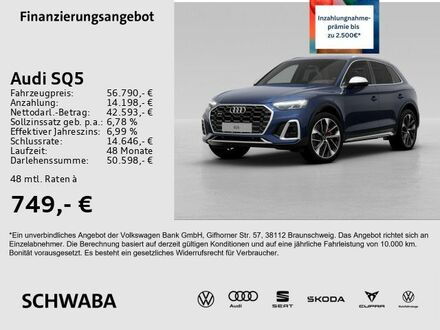 Ауди SQ5 2022 в Европе на Automoto.ua Синий Ауди SQ5, объемом двигателя 2.97 л и пробегом 57 тыс. км за 65407 $, фото 1 на Automoto.ua