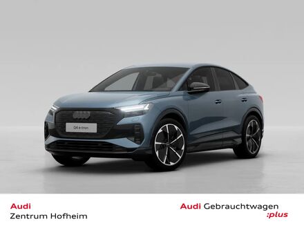 Ауді Q4 e-tron 2025 у Європі на Automoto.ua Синій Ауді Q4 e-tron, об'ємом двигуна 0 л та пробігом 4 тис. км за 64360 $, фото 1 на Automoto.ua
