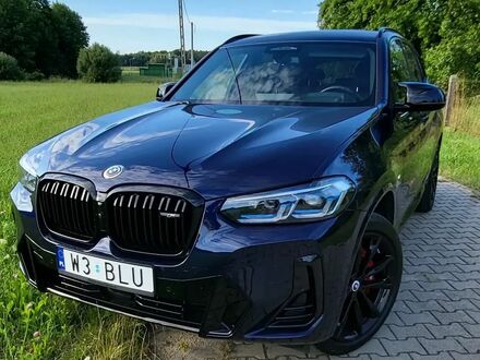 БМВ X3 M 2022 в Европе на Automoto.ua Синий БМВ X3 M, объемом двигателя 3 л и пробегом 22 тыс. км за 69976 $, фото 1 на Automoto.ua