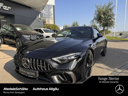 Мерседес СЛ 55 АМГ 2023 у Європі на Automoto.ua Чорний Мерседес СЛ 55 АМГ, об'ємом двигуна 3.98 л та пробігом 4 тис. км за 161043 $, фото 1 на Automoto.ua